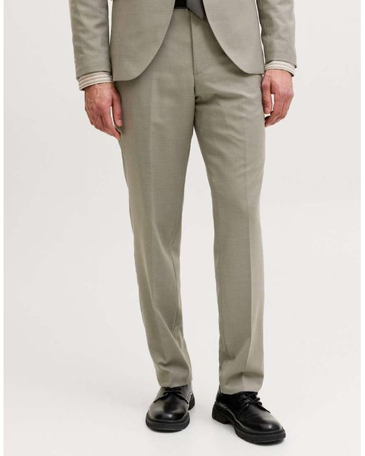 Jack & Jones Natural Dress Trousers for men