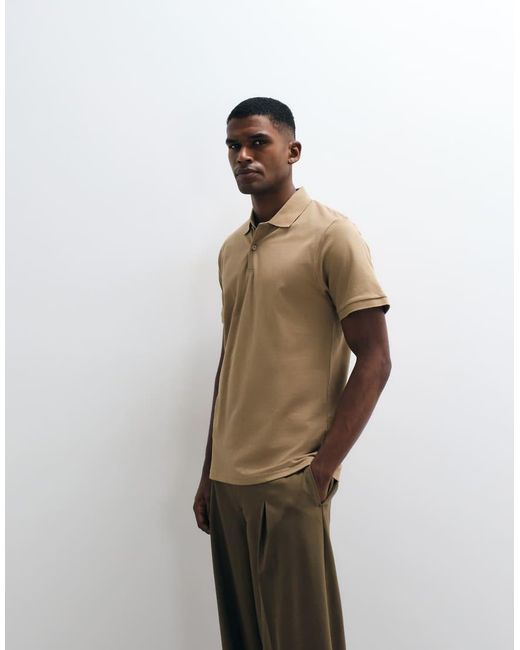 ASOS Green Essentials Regular Fit Polo for men