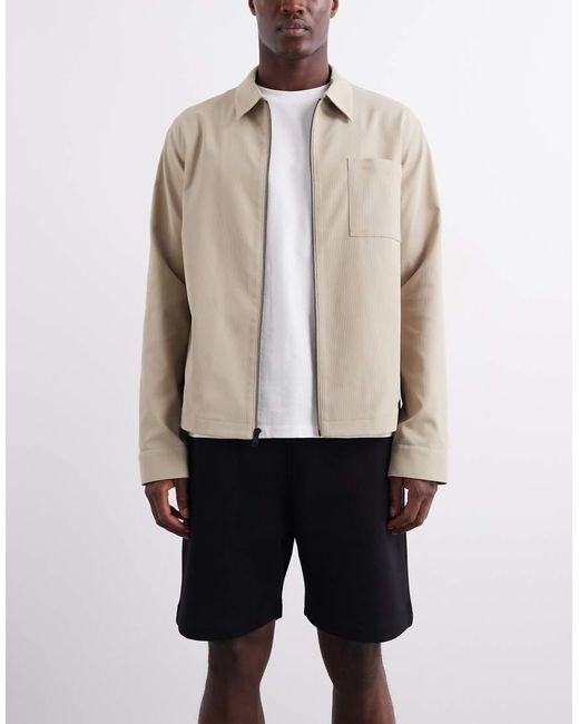 Pantaloncini Basic Slim Di Media Lunghezza Neri di ASOS in White da Uomo