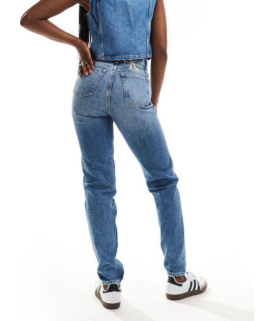 Calvin Klein Blue Mom Jeans