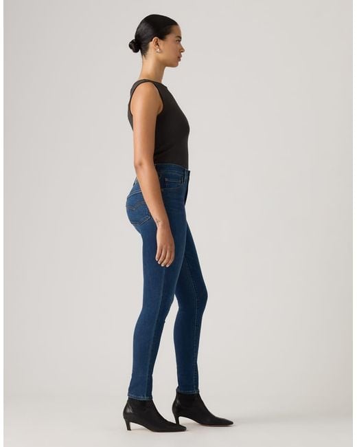 Levi's Blue 721 High Rise Skinny Jeans
