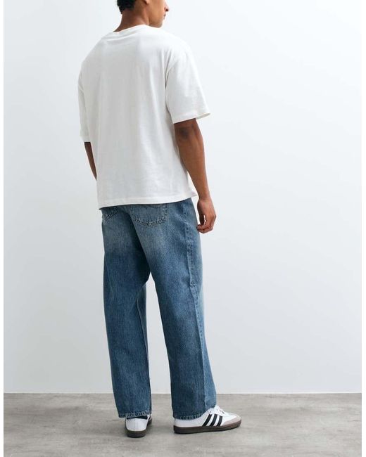 Jack & Jones Blue Alex baggy Jeans for men
