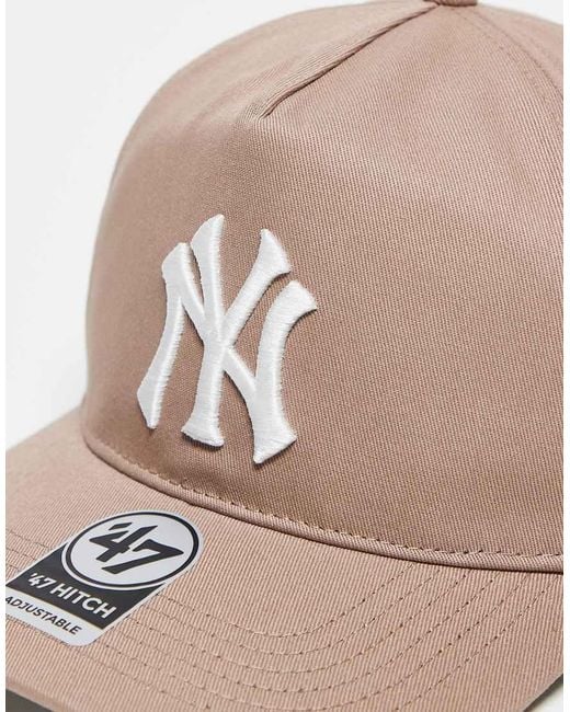 '47 Natural Ny Yankees Hitch Baseball Cap