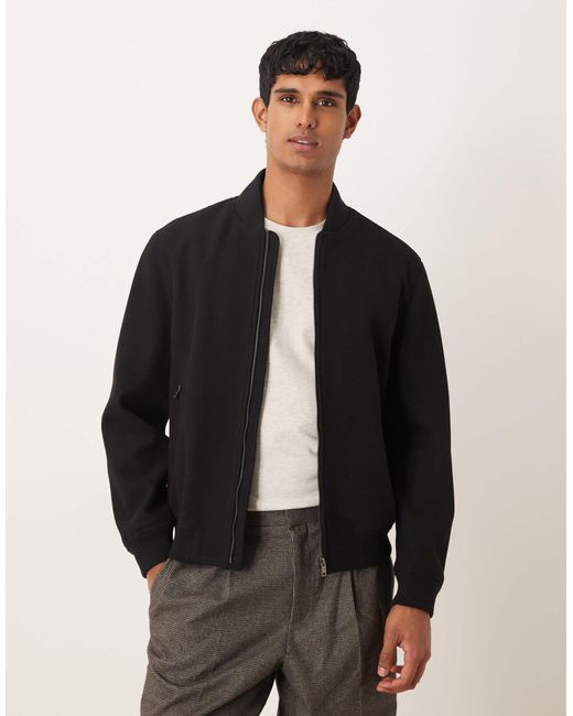 Blouson harrington Mango pour homme en coloris Black