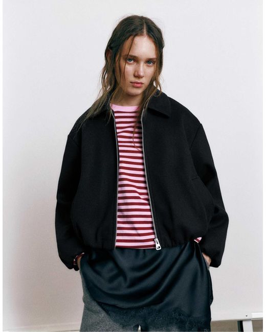 Veste bouffante douce Pull&Bear en coloris Blue
