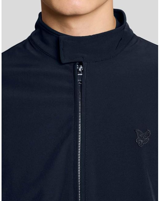 Lyle & Scott Blue Lightweight Softshell Jacket for men