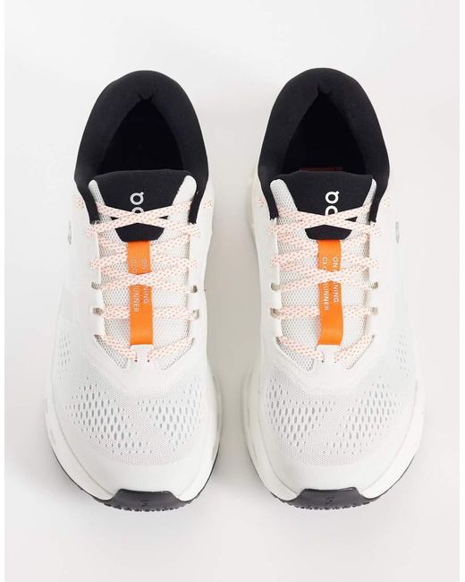 On Shoes White Cloudrunner 3 Running Trainers for men