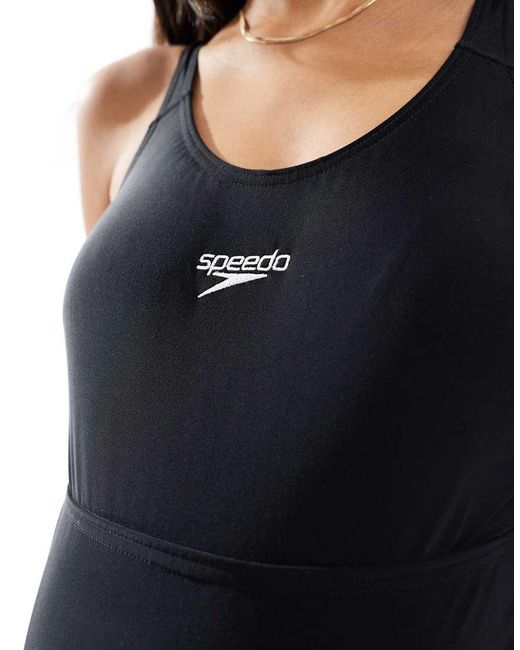 Speedo Black Swimsuit Maternity Fitness Swimsuit