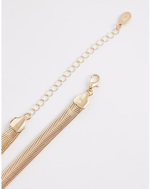 Accessorize White Chunky Snake Chain Necklace