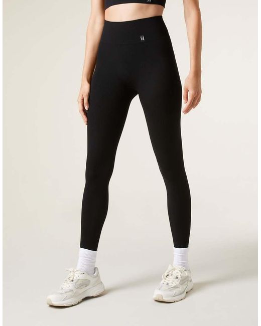 Calzedonia Black Seamless Sports Leggings