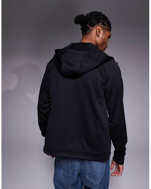 Chaqueta Negro Tnf Jaspeado Con Capucha Y Cremallera Reaxion 2.0 De The North Face de hombre de color Blue