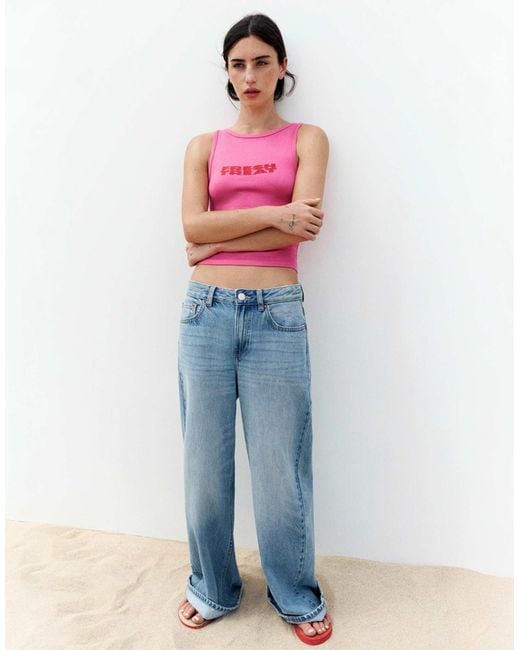 Pull&Bear Red – oberteil