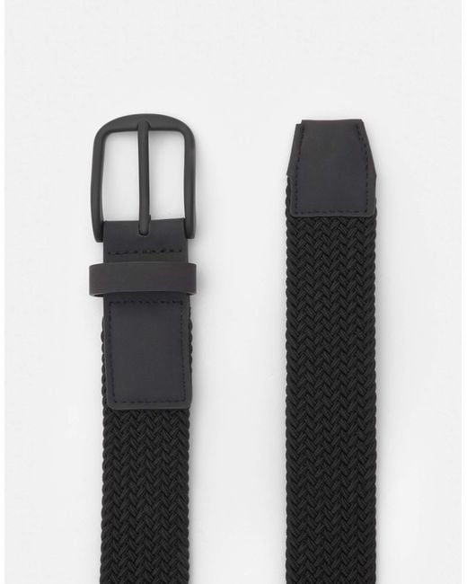 Pull&Bear – geflochtener gürtel in Blue für Herren