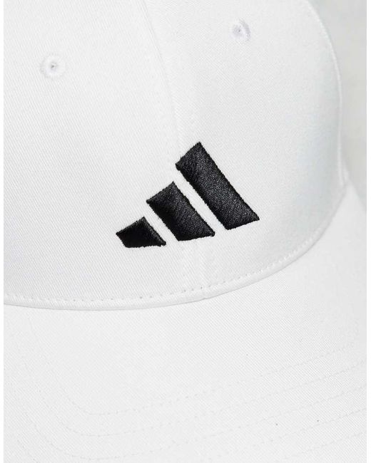 Adidas Originals White Adidas Training Cotton Baseball Cap