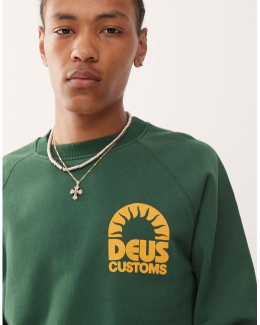 Melodies - sweat-shirt à motif Deus Ex Machina pour homme en coloris Green