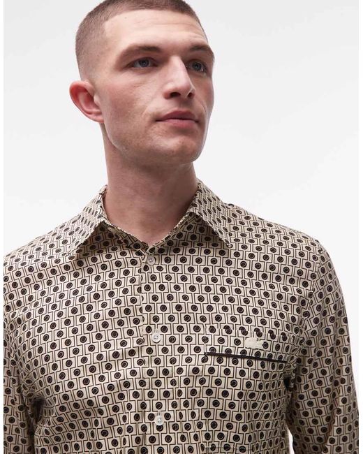 Camicia di Lacoste in Gray da Uomo