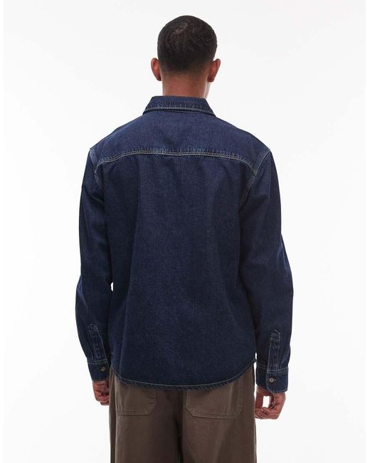 Dickies Blue Mechanic Denim Shirt for men