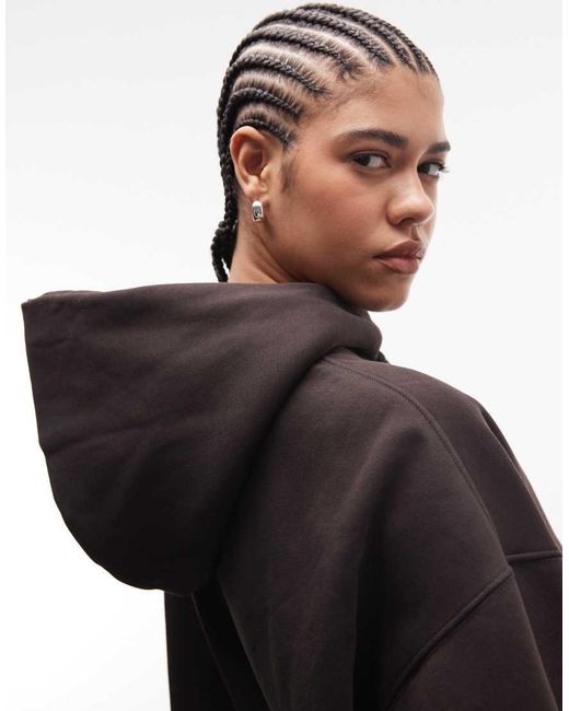 Weekday Black Oversized Heavy Hoodie