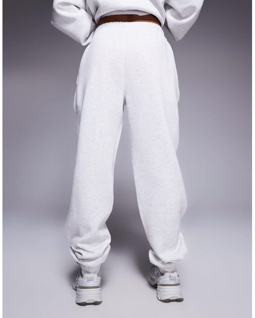Kaiia Blue Cotton Blend Embroidered Logo Cuffed Trackies