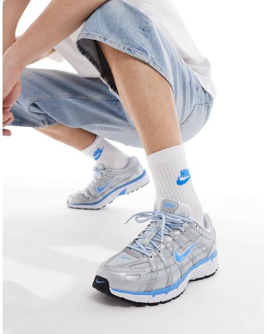 Nike Blue P-6000 Unisex Trainers