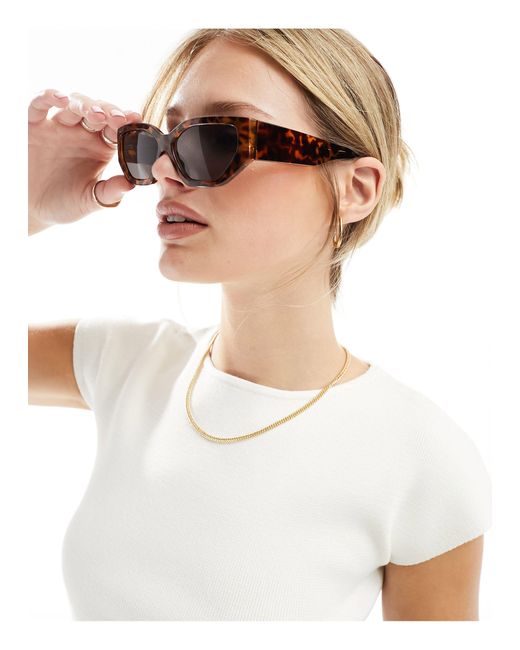 & Other Stories White Acetate Sunglasses
