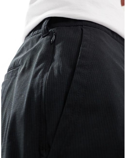 Athletic - pantaloncini chino tecnici neri da 7" di Abercrombie & Fitch in Black da Uomo
