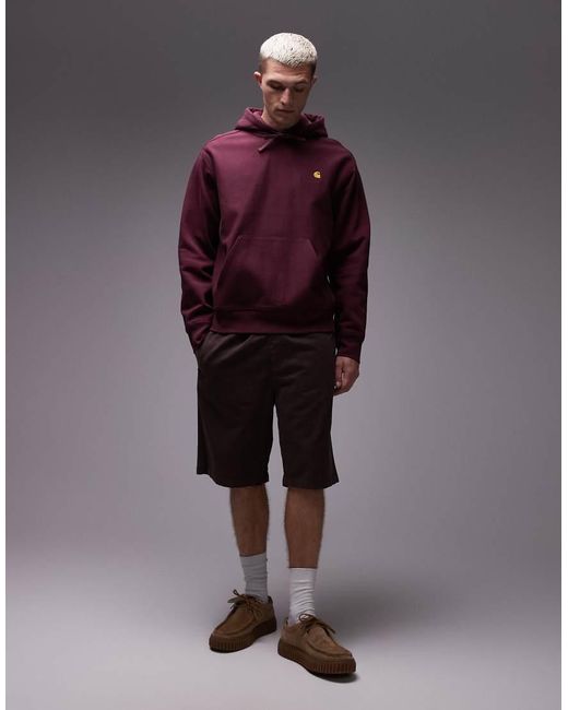Carhartt American Script in het Purple voor heren