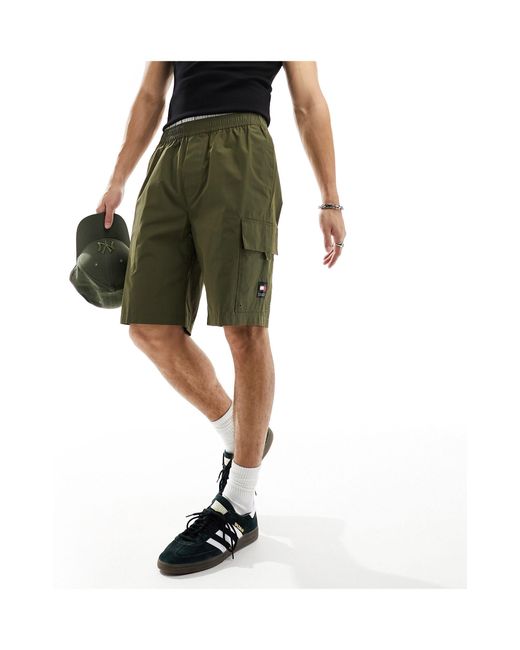 Tommy Hilfiger – aiden – funktions-shorts in Green für Herren