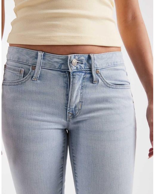 Gap Blue Low Rise Flared Jeans
