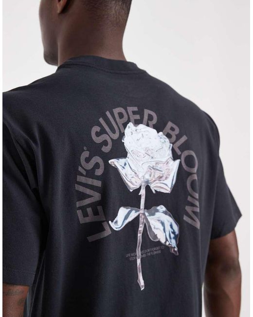 Levi's Blue Back Graphic Print T-shirt for men