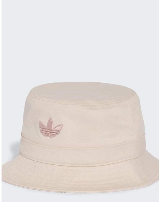 Adidas Originals Natural Adicolor Trefoil Bucket Hat