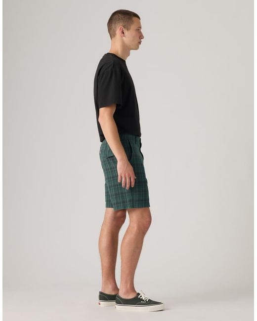 Levi's Green Xx Chino Authentic Relaxed Lightweight Twill Shorts for men