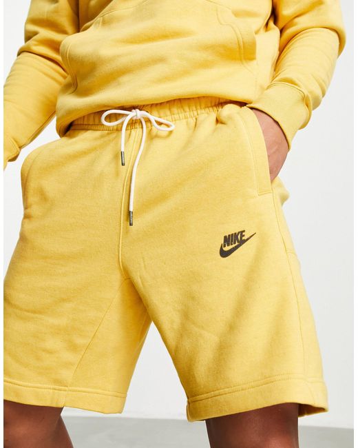 Revival - short - moutarde pâle Nike pour homme en coloris Yellow