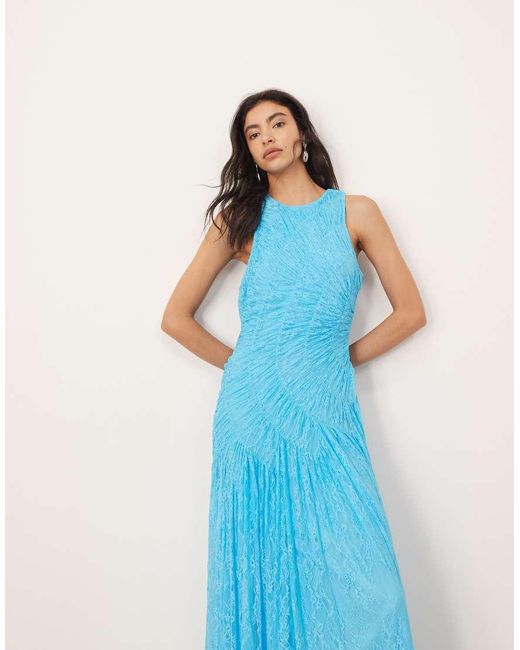 sachin and babi light blue dress STYLE 003 // DUCHESSE SATIN DROP WAIST GOWN WITH BUST DETAIL – THE OWN  STUDIO main image 0