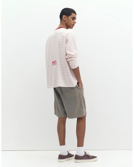 Pull&Bear – bermudashorts in White für Herren