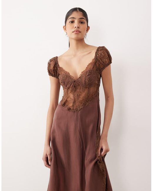 For Love & Lemons Casey in het Brown
