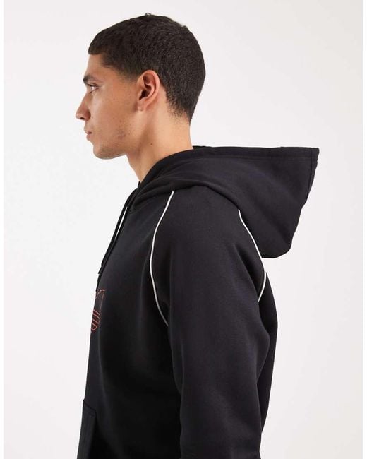 Adidas Originals Black Sst Hoodie for men
