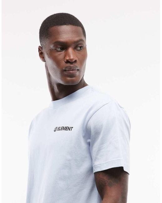 Element Blue Small Graphic T-shirt for men