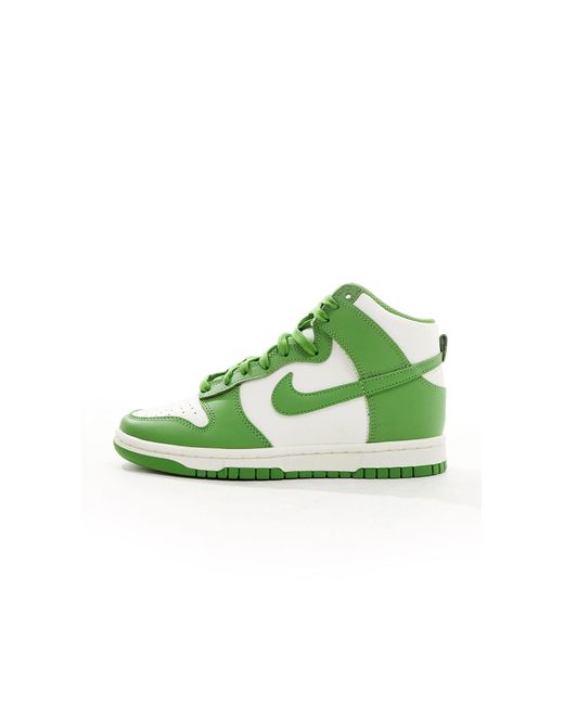 Nike Green Dunk High Trainers