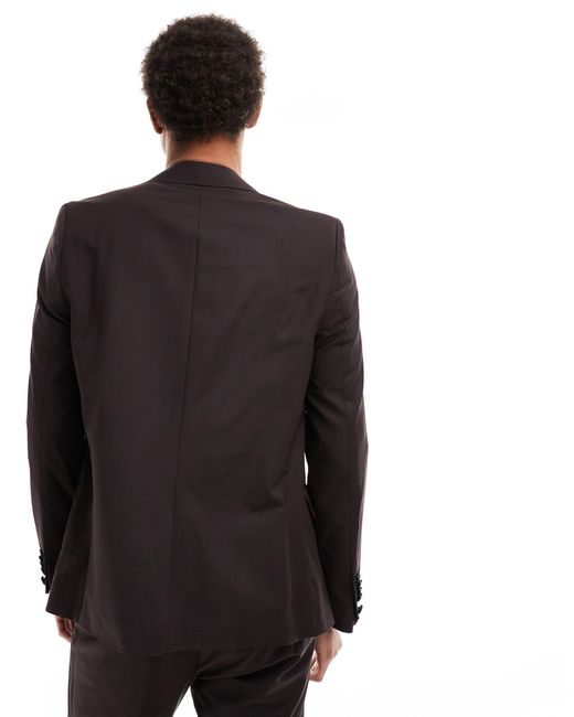 Buscot - giacca da abito di Twisted Tailor in Black da Uomo