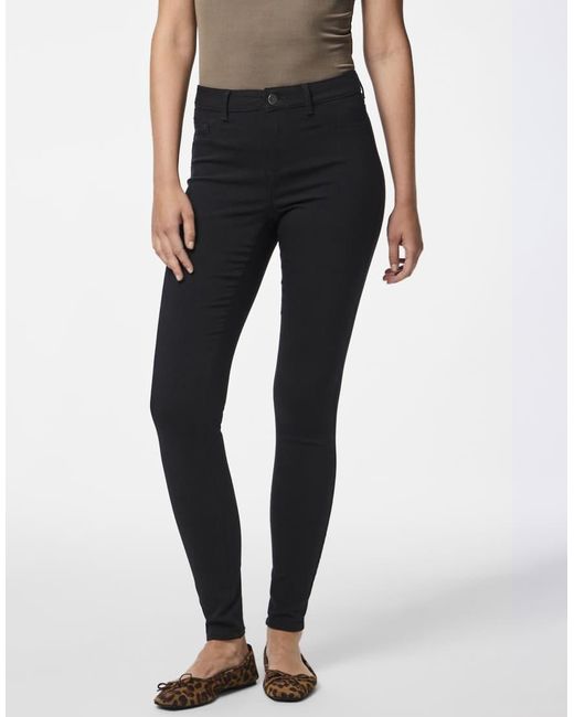 Pieces Black Jeggings