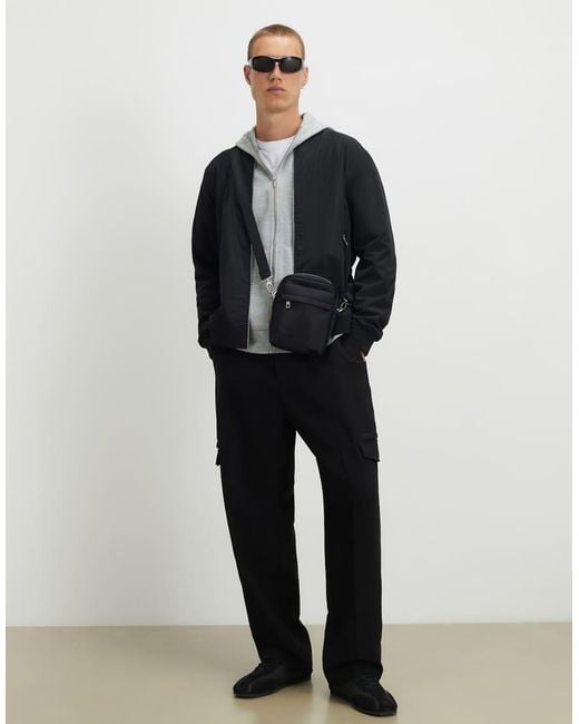 River Island Gray Premium Oversized Fit Zipped Hoodie for men