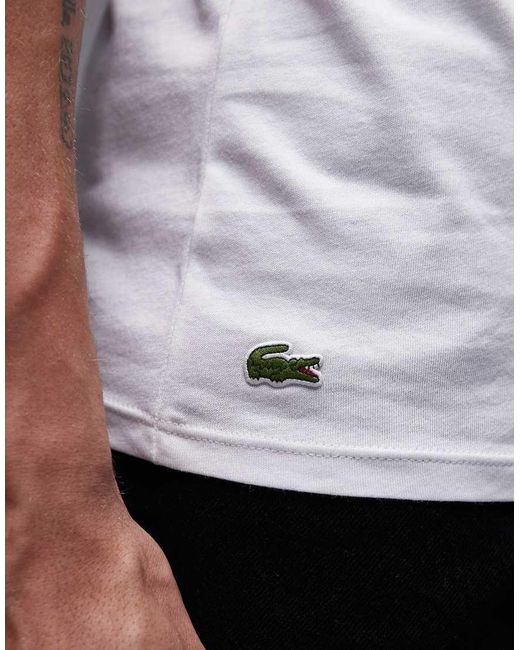 Pack De 3 Camisetas De Varios Colores De Lacoste de hombre de color Blue