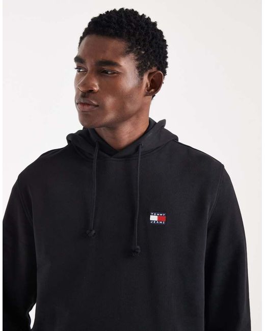 Tommy Hilfiger Blue Badge Logo Hoodie for men