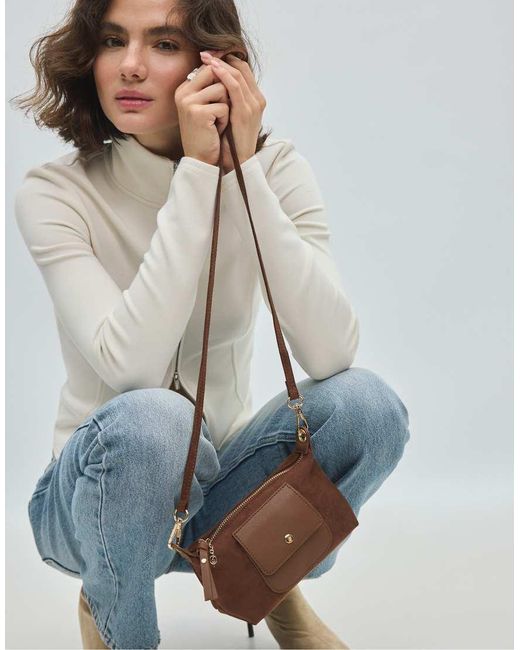 Mini Bag A Contrasto di Stradivarius in White