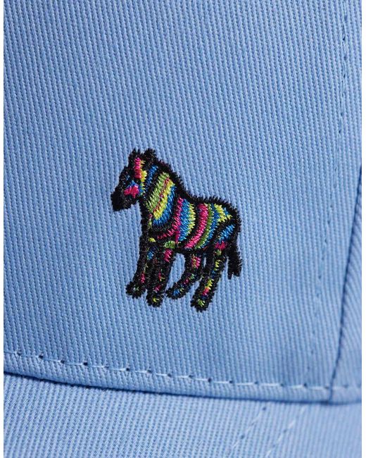Paul Smith Blue Zebra Logo Cap for men