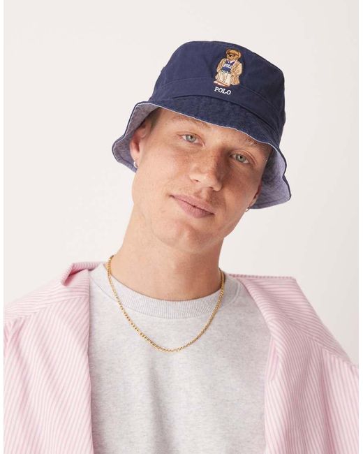 Cappello Da Pescatore di Polo Ralph Lauren in Blue da Uomo
