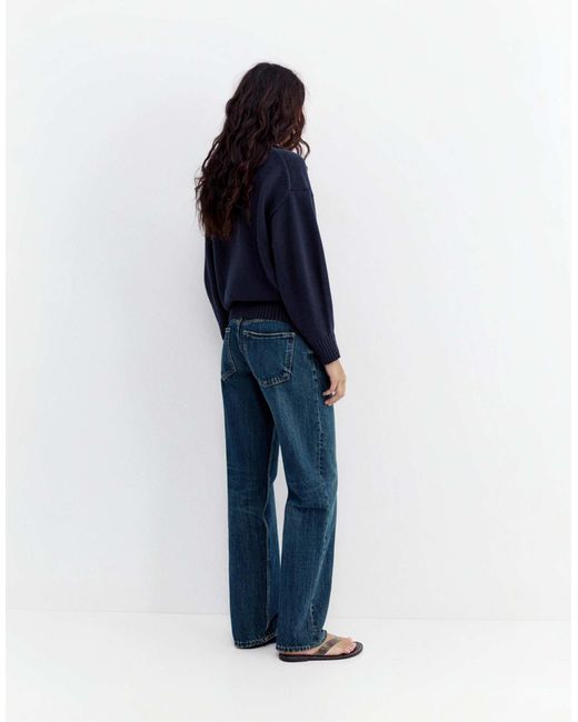 Pull&Bear Blue – oversize-pullover