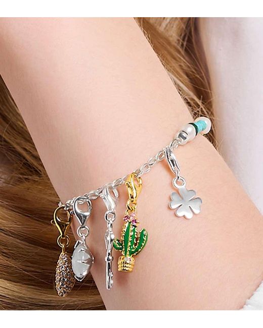 Thomas Sabo Natural Charm Pendant Cloverleaf