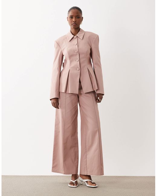 ASOS Pink Wide Leg Pants